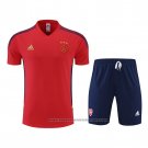 Tracksuit Ajax Short Sleeve 2022-2023 Red - Shorts