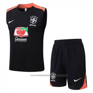 Tracksuit Brazil Without Sleeves 2025-2026 Black