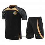 Tracksuit Chelsea Short Sleeve 2022-2023 Black - Shorts