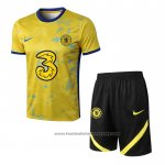 Tracksuit Chelsea Short Sleeve 2022-2023 Yellow - Shorts