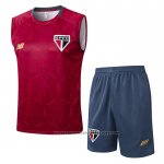 Tracksuit Sao Paulo Without Sleeves 2025-2026 Red