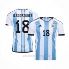 Argentina Player G.rodriguez Home Shirt 2022