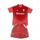 Aston Villa Goalkeeper Shirt Kids 2025-2026 Red