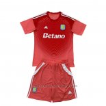 Aston Villa Goalkeeper Shirt Kids 2025-2026 Red