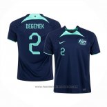 Australia Player Degenek Away Shirt 2022