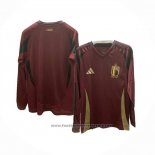 Belgium Home Shirt Long Sleeve 2024