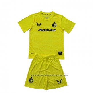 Feyenoord Goalkeeper Shirt Kids 2025-2026 Yellow