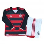 Flamengo Home Shirt Long Sleeve Kids 2024