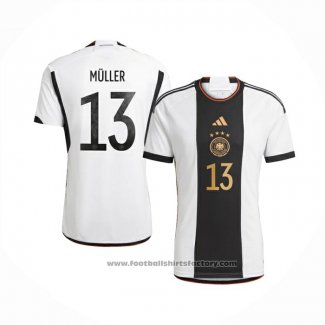 Germany Player Muller Home Shirt 2022