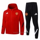 Hooded Tracksuit Manchester United 2025-2026 Red