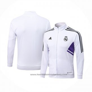 Jacket Real Madrid 2022-2023 White and Purpura