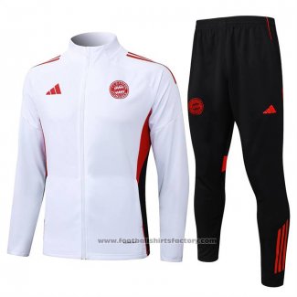 Jacket Tracksuit Bayern Munich Kids 2025-2026 White