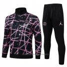Jacket Tracksuit Paris Saint-Germain 2025-2026 Black Pink