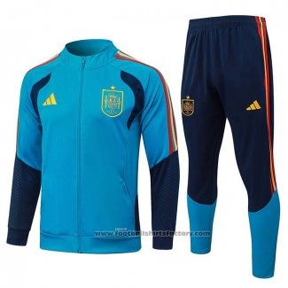 Jacket Tracksuit Spain Kids 2026-2027 Blue
