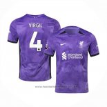 Liverpool Player Virgil Third Shirt 2023-2024