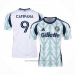 New England Revolution Player Leonardo Campana Away Shirt 2025