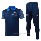 Polo Set del Paris Saint-Germain 2025-2026 Blue