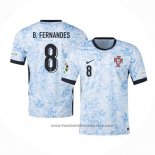 Portugal Player B.fernandes Away Shirt 2024