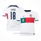 Portugal Player R.neves Away Shirt 2022