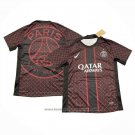 Pre-match Shirt Paris Saint-Germain 2025-2026 Black Red