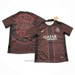 Pre-match Shirt Paris Saint-Germain 2025-2026 Black Red