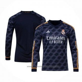 Real Madrid Away Shirt Long Sleeve 2023-2024