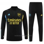 Sweatshirt Tracksuit Arsenal Kids 2023-2024 Black