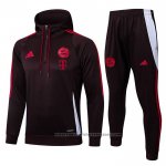 Sweatshirt Tracksuit Bayern Munich 2024-2025 Dark Red