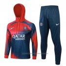 Sweatshirt Tracksuit Paris Saint-Germain Kids 2023-2024 Red and Blue