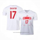 Switzerland Player Okafor Away Shirt 2022