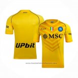 Thailand Napoli Goalkeeper Shirt 2023-2024 Yellow