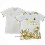 Thailand Real Madrid Special Shirt 2024-2025 White Yellow