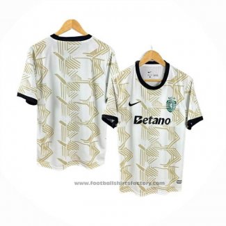 Thailand Sporting Special Shirt 2025-2026 White Yellow