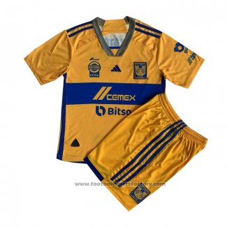 Tigres UANL Home Shirt Kids 2023-2024