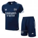 Tracksuit Arsenal Short Sleeve 2025-2026 Blue Grey - Shorts
