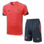 Tracksuit Bayern Munich Short Sleeve 2025-2026 Orange - Shorts