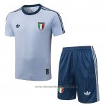 Tracksuit Italy Short Sleeve 2026-2027 Blue - Shorts