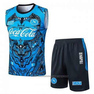 Tracksuit Napoli Without Sleeves 2025-2026 Blue