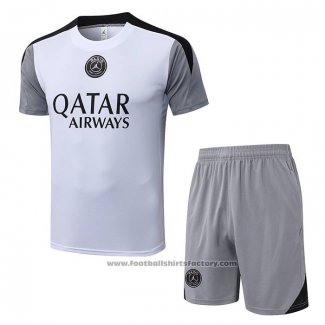 Tracksuit Paris Saint-Germain Short Sleeve 2026-2027 White - Shorts