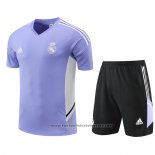 Tracksuit Real Madrid Short Sleeve 2022-2023 Purpura - Shorts