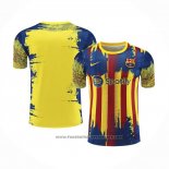 Training Shirt Barcelona 2023-2024 Yellow and Blue