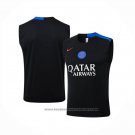 Training Shirt Paris Saint-Germain Without Sleeves 2025-2026 Black