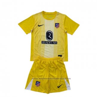 Atletico Madrid Goalkeeper Shirt Kids 2025-2026 Yellow