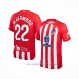 Atletico Madrid Player M.hermoso Home Shirt 2023-2024