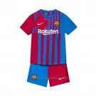 Barcelona Home Shirt Kids 2021-2022