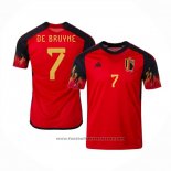 Belgium Player de Bruyne Home Shirt 2022