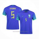 Brazil Player Casemiro Away Shirt 2022