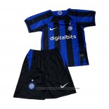 Inter Milan Home Shirt Kids 2022-2023