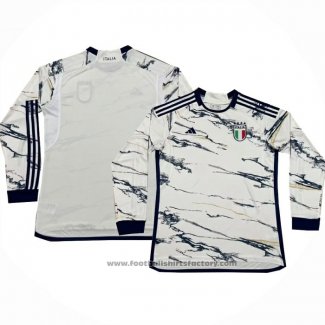 Italy Away Shirt Long Sleeve 2023-2024