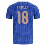 Italy Player Nicolo Barella Home Shirt 2026